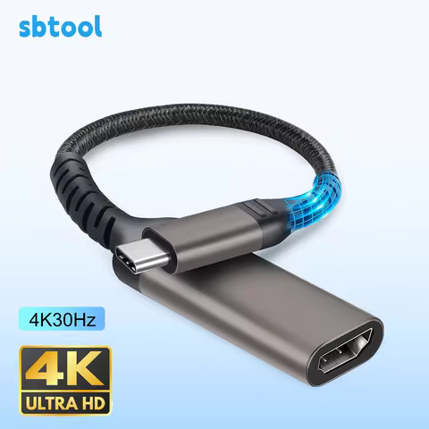 Type-C Male To HDMI Female 4K Cable Adapter