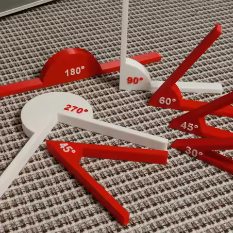 1 set teaching tools, math supplies, angle tools, geometric angle display tools, math teaching aids,