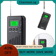 AM FM Stereo LED Display AM FM Radio LCD Digital Small Radio for Walking Camping