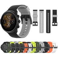 Silicone Watch Strap for Suunto 9 7 D5 Spartan Sport wrist Hr Replacement Sports Band Bracelet For Fossil Q Men's Hybrid