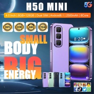 5G Mini Smartphone Unlocked 8GB 128GB Android 13 Small Phone 2500mAh 4.0 Inch Handphone Murah 1 Year