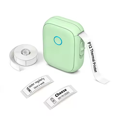 Portable Label Printer Marklife P12 Label Mini Label Maker Wireless Adhesive Sticker Printer P12 Lab