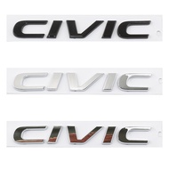 【HONDA】NEW 3D ABS modified CIVIC letter logo rear fender sticker CIVIC car sticker emblem for HONDA 