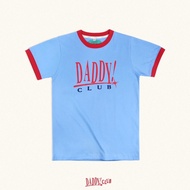 DADDYCLUB | Daddy Club T-shirt  เสื้อยืดสีฟ้า สุดน่ารัก