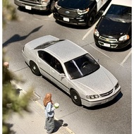 Mytopshop 596 1:64 Silver Impala Sedan Sports Model Diecast Metal Car New Collection