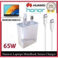FOR LAPTOP INFINIX INBOOK X1/X1 Pro HUAWEI 65W MateBook X Pro 14 D14 D15 D16 X15 Charger Power Adapter Dual USB-C Cable