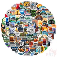 100Pcs/Set ❉ National Park Series C Stickers ❉ DIY Fashion Waterproof Doodle Decal Stickers