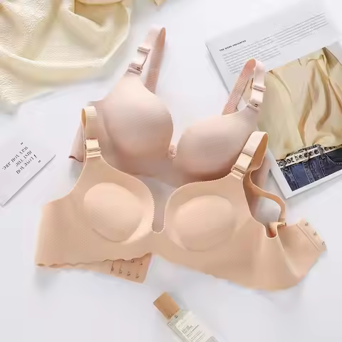 For AA Cup Small Breast, 8cm Padding Push Up Bra, Seamless & Wireless Bralette for Everyday Wear, No