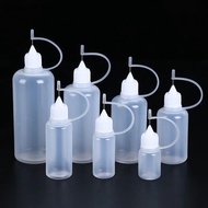 doutie9p.my 2/5PCS 5ml 10ml 20ml 30ml 50ml 60ml 100ml PE Plastic Squeezable Tip Applicator Bottle Re