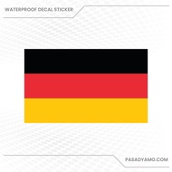 Germany Flag Decal Sticker for Cars Motorcycles Laptops Skateboards