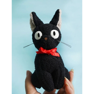 กระเป๋าเป้สะพายหลังของ Kiki ของเล่นตุ๊กตาอนิเมะแมวดำ Jiji Plushies ตุ๊กตายัดไส้สัตว์น่ารักของขวัญของ