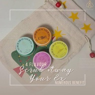 [B.E.Glam]“Scrub Away your Ex” Exfoliator lipscrub SET/4 flavors/pinkish/puffylips/smooth