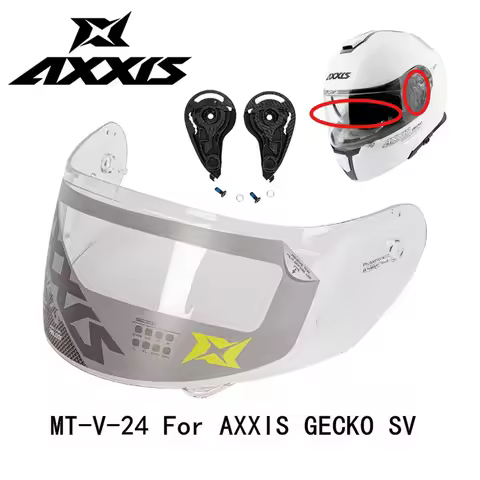 HOT MT-V-24 Helmet Visor For AXXIS GECKO SV Motorcycle Helmet Lens Original HD Ransparent Flip Up He