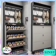 SINSY Shoe Rack Cabinet/shoe Cabinet/cabinet/outdoor Shoe Cabinet/furniture/ultra-thin Shoe Cabinet Large-capacity With Door Dumping Porch Outdoor