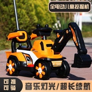Children's Excavator Ride-On Toy Vehicle Engineering Vehicle Boys Ride-On Excavator Rechargeable Ful