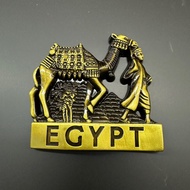 [In Stock] Cairo Pyramids Metal Fridge Magnet – Egypt Landmark Magnetic Travel Souvenir Gift