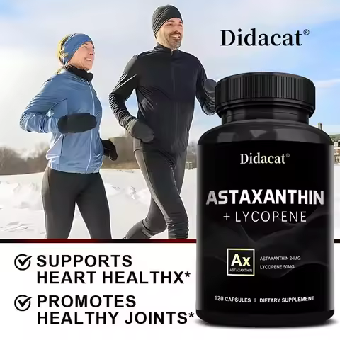 Natural Astaxanthin 24 Mg, A Powerful Antioxidant, Supports Cardiovascular Health, Joint Health, and