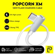 POPCORN 120W 67W Charger Type C Fast Charging 33W Turbo Charger Cable Android Charger Fast Charger