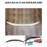 Audi A3 RS3 RS Sedan M4 trunk ducktail lip spoiler 2014 2015 2016 2017 2018 2019 2020 bodykit
