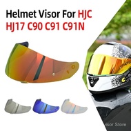 Visor for HJC HJ17 C90 C91 C91N CL-MAX 2/3 IS-MAX BT SY-MAX 3 IS-MAX 2 Motorcycle Helmet Shield Repl