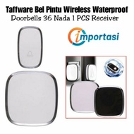 Best Selling!! Doorbell WIRELESS DOOR BELL WATERPROOF 36 Tones 1 RECEIVER ORIGINAL