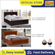 KLSB Queen Wooden Bed / Wooden Bed Frame / Wooden Bed Frame Queen / Katil Queen / Katil Kayu / Double Bed Solid Wood