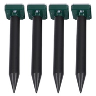 Mole Repellent 4 Pack Ultrasonic Animal Repellent Solar Powered Gopher and Vole Chaser Humane Rodent