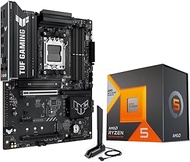 MICRO CENTER AMD Ryzen 5 7600X3D CPU Processor Bundle with ASUS TUF Gaming B650E-E WiFi AM5 ATX Moth