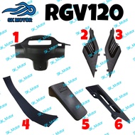 Suzuki RGV 120 RGV120 Inner Cover Full Set / Kaver Hitam Meter Handle Rear Cover Tank Center Side Re
