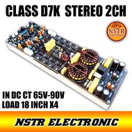 CLASS D STEREO D7K WITHOUT CURRENT BIAS LOAD 15INCH X4 18INCH X4 PSU Power Supply