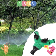 SUSANS Pipe Adapter, Plastic Valve 2 Way Garden Water Pipe Connectors, Durable Y Shape With Switch Three Way Plastic Valve