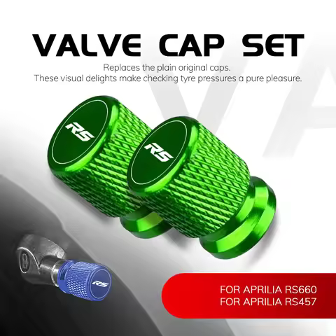 For Aprilia RS660 RS457 RS 660 RS 457 Motorcycle Accessories CNC Tire Valve Air Stem Caps Cover Plug