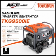 [ TOKUDEN ] Gasoline Inverter Generator (TKG9500iE) | 420cc | 8.0kW | Recoil/Electric Start | 6 mont