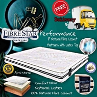 Fibre Star PERFORMANCE 8'' Natural Coconut Fibre Mattress with Latex Top