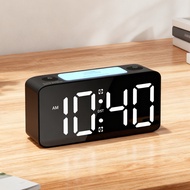 Multifunction RGB Backlit Large Digit Digital Clock Vibrant RGB Mood Light Living Room Stylish Decor