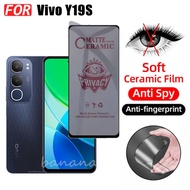 3 in 1 Vivo Y19S กันกระแทกเคสโทรศัพท์สําหรับ Vivo Y19S Y 19S Anti Spy นุ่มเซรามิค Matte ความเป็นส่วน