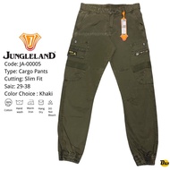 JUNGLELAND Brand Men’s Slim Fit Workwear Casual Cargo Pants ( JA-00005 )