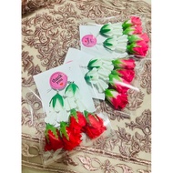 Flower Earrings Garland Rose