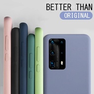 Liquid Silicone Phone Case For Huawei P50 P40 Pro Case For Huawei P40 Pro Plus Cover