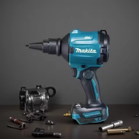 Makita Power Tools Makita 18v Tools DAS180Z High-power Air Dust Removal Gun for Blowing Dust in Narr