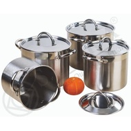 Stock Pot Supra 4 in 1 Stainless Tall Pot 8, 12, 16 & 20 QT