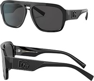 DG6184 Square Shape Sunglasses With Eyewear Kit Bundle - Sun Glasses with High Bridge Fit - Men's De
