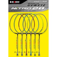 RAKET BULUTANGKIS EBOX NITRO 28 II TYPE U V W X Y Z ASLI NEW ORIGINAL