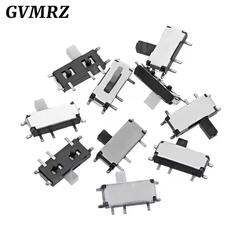 50PCS/lot Mini 7-Pin On/Off 1P2T SPDT MSK-12C02 SMD Toggle Slide Switch For MP3 MP4 7P