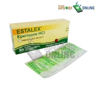 ESTALEX 50 MG BOX 50 TABLET eperisone eperison kejang otot nyeri otot