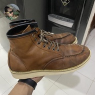 Sepatu Boot Moctoe Brown #redwings #thorogood #hawkins #moc #toe #boots #leather #sneakers #hypebeas