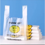 ''Thank You''Smiley Face Plastic Bag(50pcs each sizes)