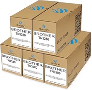 duston 5x TN3280/TN650, TN-3280 Black Toner Compatible with Brother DCP-8070D DCP-8085DN HL-5340 HL-