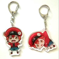 【Ready Stock】HATARAKU SAIBOU Red Blood Cell (AE3803) Keychain