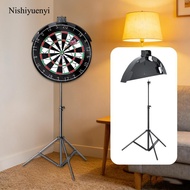 Nishiyuenyi Dart Stand Adjustable Height Steel Stable Tripod Support for Dart Game Electronic Dart S